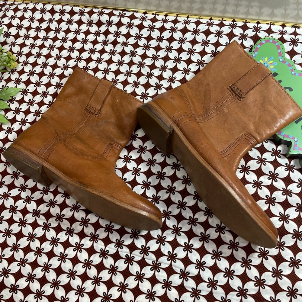 Frye mid calf boot